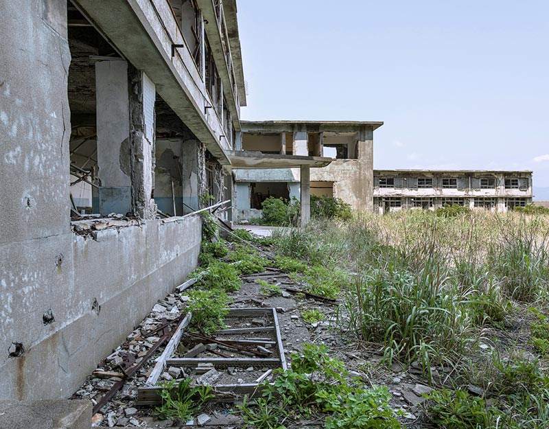 Hashima Island Hospital Photographs Andrew Meredith Photography