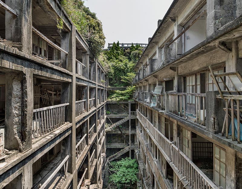 Hashima Island Photographs by Andrew Meredith Photography - Passages and Walkways Photograph 7