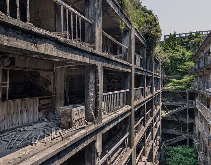 Hashima Island Photographs by Andrew Meredith Photography - Passages and Walkways Photograph 25
