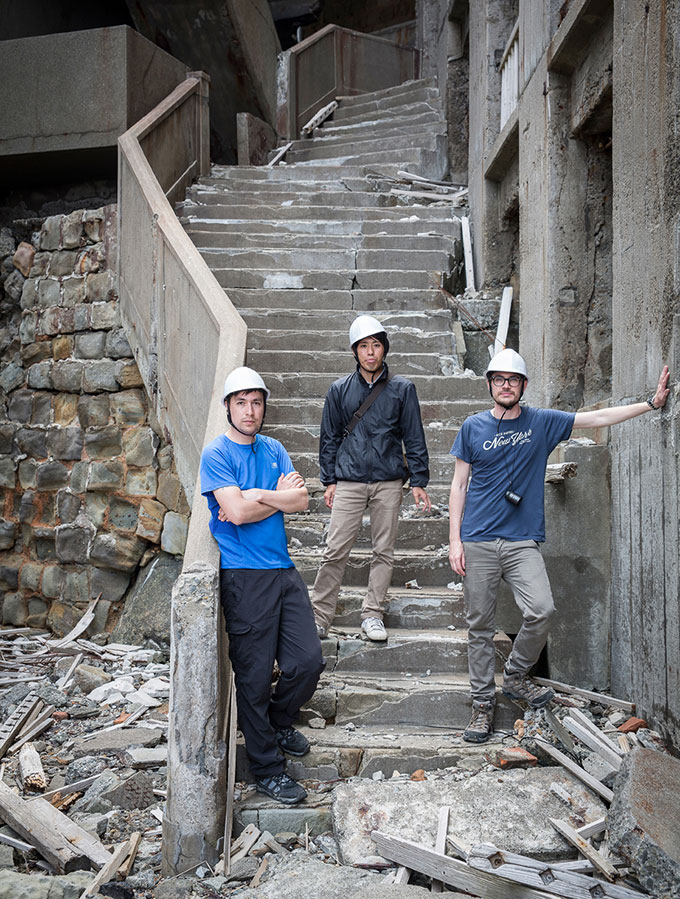 Andrew Meredith on Hashima Island